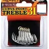 Shout® SHOUT CURVE POINT TREBLE 31 HOOKS - 6/0 - Qty 3