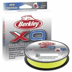 BERKLEY X9 BRAID LINE 270m GREEN - 100lb