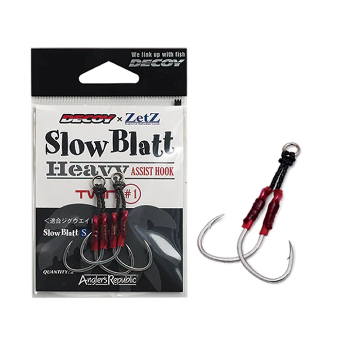 PALMS SLOW BLATT HEAVY TWIN ASSIST HOOKS - Size 1 1 PALMS SLOW BLATT HEAVY TWIN ASSIST HOOKS - Size 1