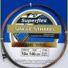 SUPERFLEX SINGLE STRAND WIRE 10m - 174lb - 0.85mm