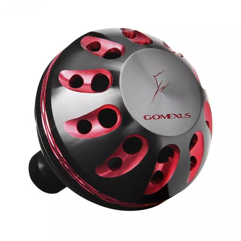 GOMEXUS CNC POWER KNOB 41mm - BKBKRD - Black Red 1 GOMEXUS CNC POWER KNOB 41mm - BKBKRD - Black Red