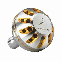 GOMEXUS CNC POWER KNOB 45mm - SRSRGD - Silver Gold