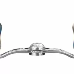 GOMEXUS BAITCAST ALUMINIUM POWER HANDLE WITH TITANIUM GALAXY KNOB - 90mm - SRX1 - Flame Silver 8x5mm