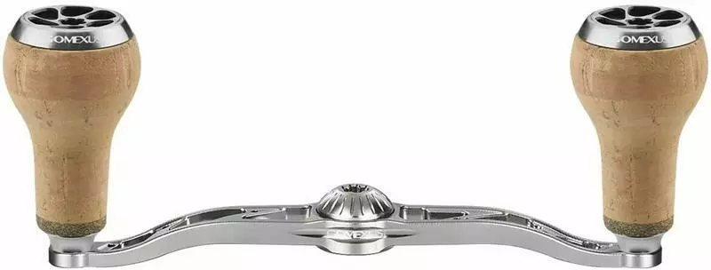 GOMEXUS BAITCAST ALUMINIUM POWER HANDLE WITH CORK KNOB - 100mm - TBK - Silver 7x4mm 1 GOMEXUS BAITCAST ALUMINIUM POWER HANDLE WITH CORK KNOB - 100mm - TBK - Silver 7x4mm