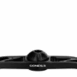 GOMEXUS BAITCAST ALUMINIUM POWER HANDLE WITH TPE KNOB - 110mm - BKBK1 - Black 7x4mm