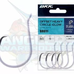 BKK HEAVY CIRCLE GLOW PACK HOOKS - 10/0 - Qty - 3