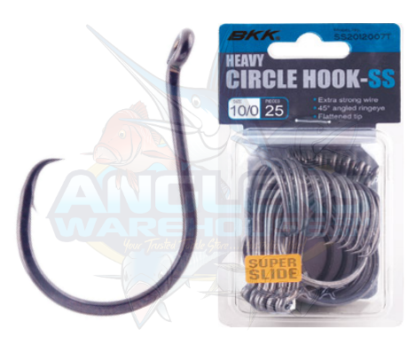 BKK HEAVY CIRCLE SS 25 PACK HOOKS - Size 1/0 1 BKK HEAVY CIRCLE SS 25 PACK HOOKS - Size 1/0
