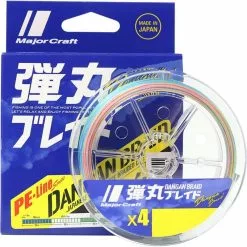 MAJORCRAFT DANGAN X4 BRAID LINE 300m MULTI COLOUR - PE 3 - 40lb