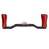 GOMEXUS BAITCAST CARBON FIBRE POWER HANDLE WITH ALUMINIUM KNOB - 85mm - RD - Red 8x5mm