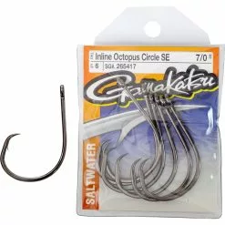 GAMAKATSU INLINE OCTOPUS CIRCLE SE HOOK PACK - 1