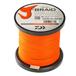DAIWA J BRAID HOLLOW BRAID LINE 3000m ORANGE - 120lb