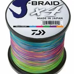 DAIWA J BRAID X4 BRAID LINE 3000m MULTI COLOUR - 80lb