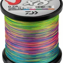 DAIWA J BRAID X8 BRAID LINE 3000m MULTI COLOUR - 80lb