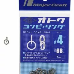 MAJORCRAFT OTOKU COMBI RINGS - 4 - 66lb - Qty 7