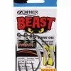 OWNER 5130W WEIGHTED BEAST HOOKS 1/4oz - 6/0