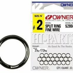 OWNER FINE WIRE SPLIT RINGS - Size #4 - Qty 18pcs