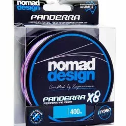 NOMAD PANDERRA X8 BRAID LINE 400m MULTI COLOUR - 100lb