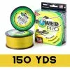 POWER PRO BRAID LINE 150yds YELLOW - 50lb