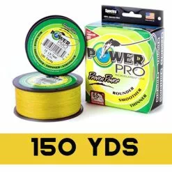 POWER PRO BRAID LINE 150yds YELLOW - 50lb