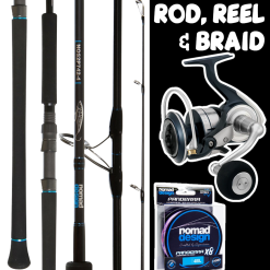 PELAGIC PURSUIT HEAVY FLATS COMBO - DAIWA CERTATE SW REEL, NOMAD ROD & NOMAD BRAID LINE