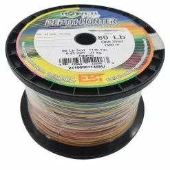 POWER PRO DEPTH HUNTER ONE SHOT BRAID LINE 1148yds MULTI COLOUR- 80lb