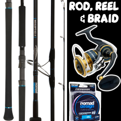 PELAGIC PURSUIT PELAGICS & GT COMBO - DAIWA SALTIGA REEL, NOMAD ROD & NOMAD BRAID LINE