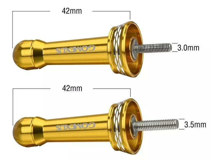 GOMEXUS SPIN REEL STAND LOCK TYPE - 42mm - BK - Black 3.0mm 2 GOMEXUS SPIN REEL STAND LOCK TYPE - 42mm - BK - Black 3.0mm - Image 2