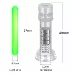 GOMEXUS SPIN REEL STAND WITH LIGHT - 48mm - SK - Smoke 5 GOMEXUS SPIN REEL STAND WITH LIGHT - 48mm - SK - Smoke -Cheap Line Store R4WLIGHT 1