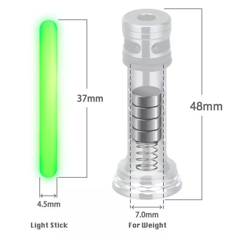 GOMEXUS SPIN REEL STAND WITH LIGHT - 48mm - SK - Smoke 3 GOMEXUS SPIN REEL STAND WITH LIGHT - 48mm - SK - Smoke - Image 3