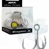 BKK RAPTOR X TREBLE HOOKS - 3/0 - Qty 5