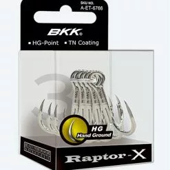 BKK RAPTOR X TREBLE HOOKS - 3/0 - Qty 5 -Cheap Line Store RAPTOR X 2