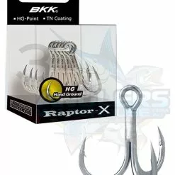 BKK RAPTOR X TREBLE HOOKS - 3/0 - Qty 5