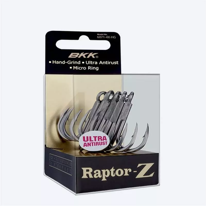 BKK RAPTOR Z TREBLE HOOKS - 5/0 - Qty 5 3 BKK RAPTOR Z TREBLE HOOKS - 5/0 - Qty 5 - Image 3