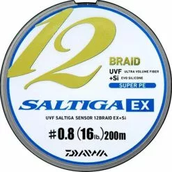 DAIWA SALTIGA 12 EX BRAID LINE MULTI COLOUR 400m - PE 8 - 118lb