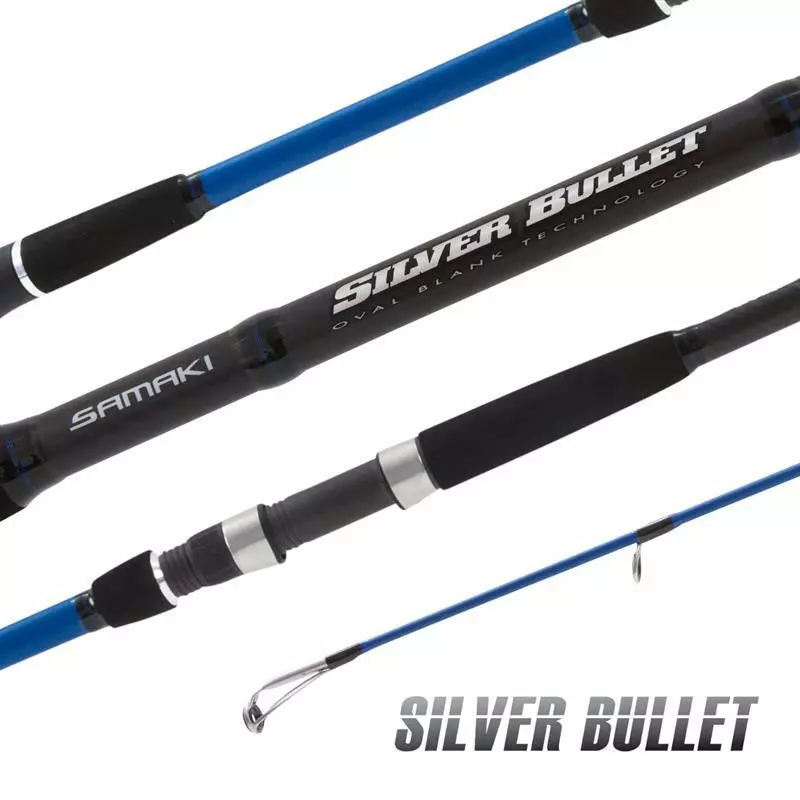 SAMAKI SILVER BULLET SSB-1202SXH SPIN ROD 1 SAMAKI SILVER BULLET SSB-1202SXH SPIN ROD