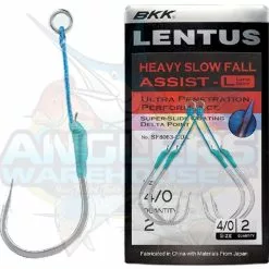 BKK LENTUS HEAVY SLOW FALL ASSIST HOOKS - L - 3/0 - Qty 2