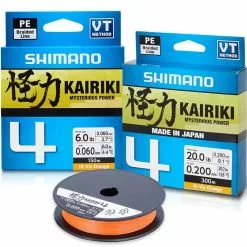 SHIMANO KAIRIKI 4 BRAID LINE 150m ORANGE - 30lb