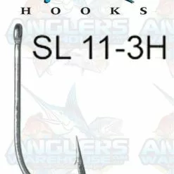 GAMAKATSU STRONG SALTWATER FLY SL11-3H HOOK PACK 8/0 - Qty 4