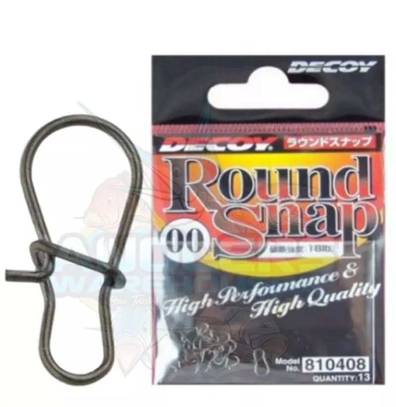 DECOY ROUND SNAP - #1.5 - 24lb Test - Qty 13 1 DECOY ROUND SNAP - #1.5 - 24lb Test - Qty 13