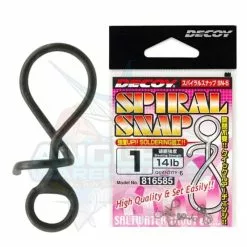 DECOY SPIRAL SNAP - #2 - 18lb Test - Qty 6