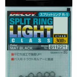 DECOY SPLIT RING LIGHT CLASS - #1 - 20lb Test - Qty 20