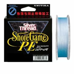UNITIKA SILVER THREAD SHORE GAME PE BRAID LINE 300m BLUE - 35lb - PE3.0 - 17.5kg