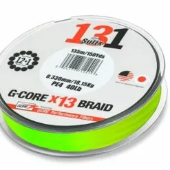 SUFIX 131 G-CORE X 13 BRAID LINE 300yds GREEN - 100lb - PE 10