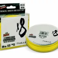SUFIX SUFIX X8 BRAID LINE 150yds YELLOW - 20lb - PE 2.0