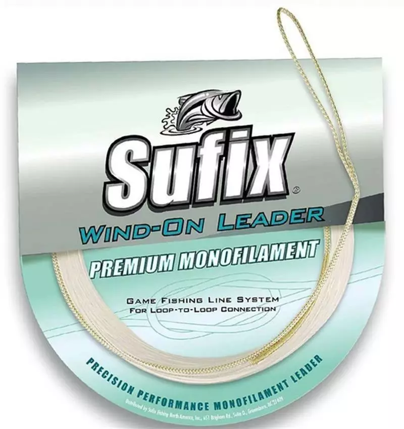 SUFIX WIND ON MONO LEADER LINE 10m - 400lb 1 SUFIX WIND ON MONO LEADER LINE 10m - 400lb