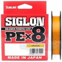 SUNLINE SIGLON PEX8 BRAID LINE 300m ORANGE - 60lb - PE5