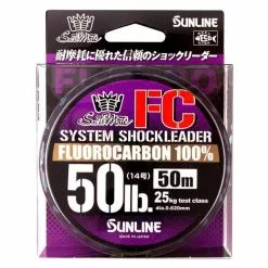 SUNLINE SYSTEM SHOCK LEADER FC FLUOROCARBON LINE 30m - 60lb