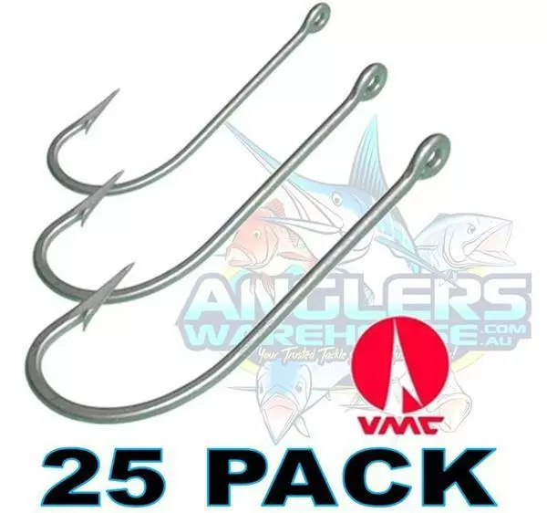 VMC 9255PS PERMASTEEL OSHAUGHNESSY HOOKS 25 PACK 9/0 - Qty 25 1 VMC 9255PS PERMASTEEL OSHAUGHNESSY HOOKS 25 PACK 9/0 - Qty 25