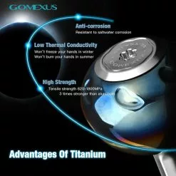 GOMEXUS GALAXY POWER KNOB TITANIUM 38mm - BK - Flame & Black -Cheap Line Store TA38SJ 3