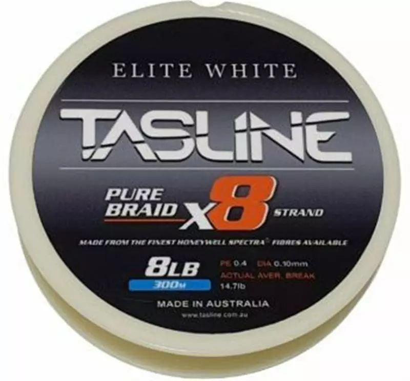 TASLINE ELITE X8 PURE BRAID 150m WHITE - 16lb - PE 1 3 TASLINE ELITE X8 PURE BRAID 150m WHITE - 16lb - PE 1 - Image 3